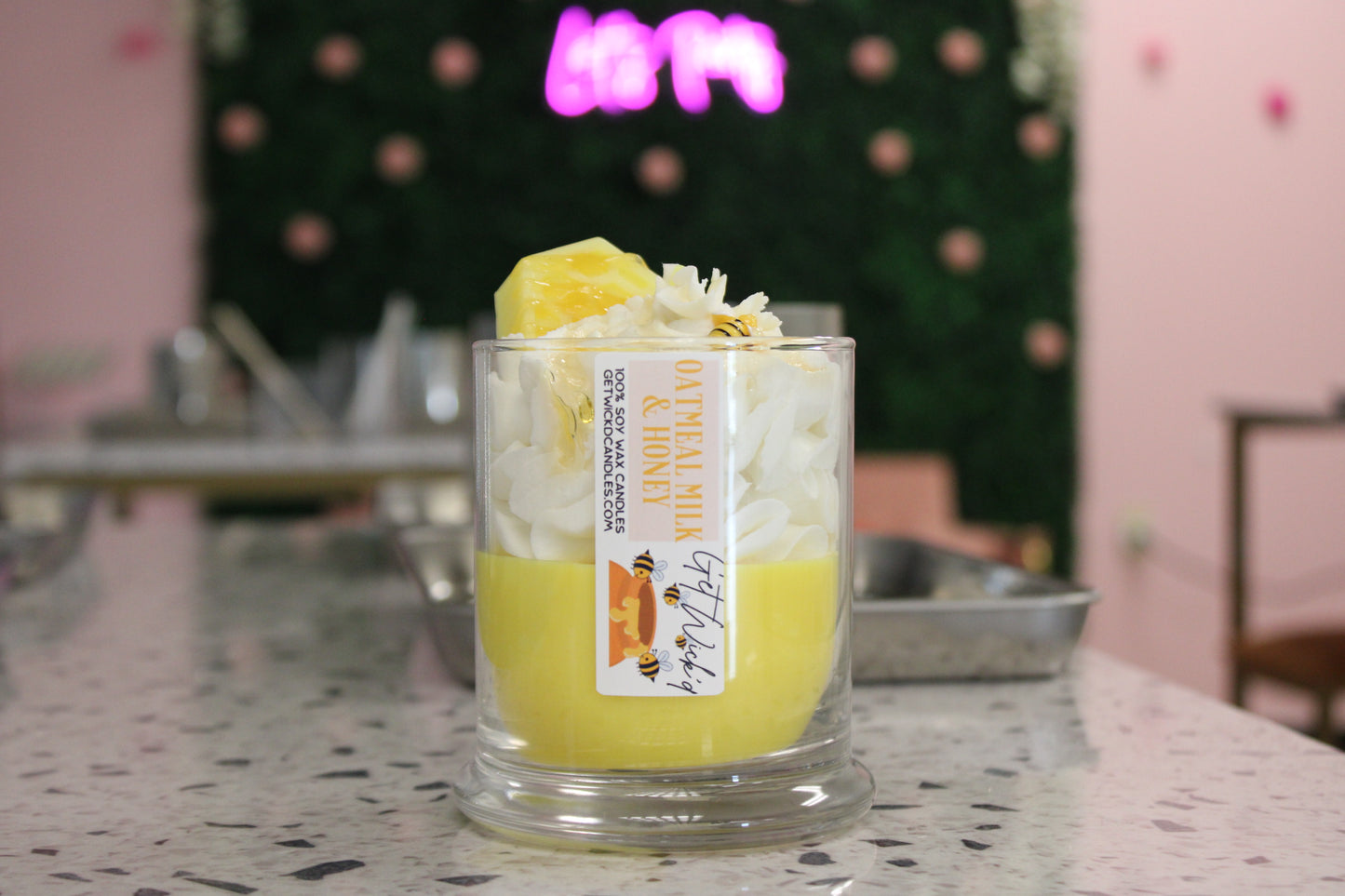Honey Bee Hive Candle