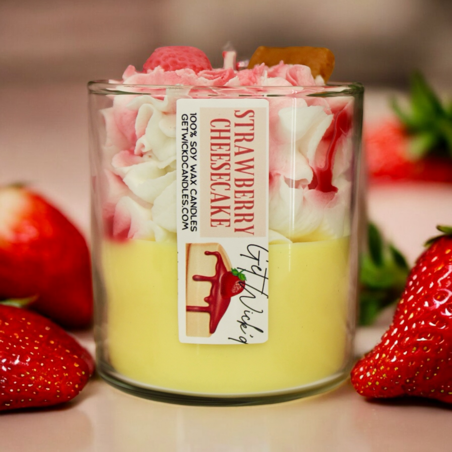 Strawberry Cheesecake Candle