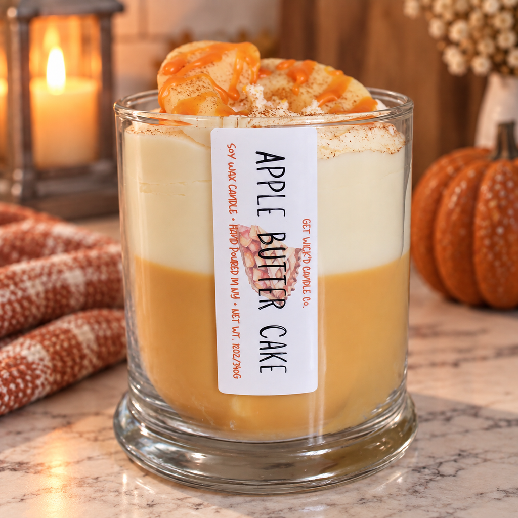 Apple Butter Cake Candle