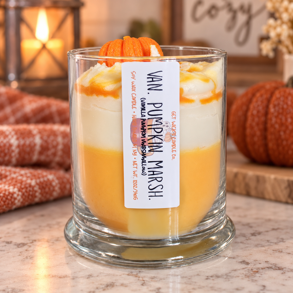 Vanilla Pumpkin Marshmallow Candle
