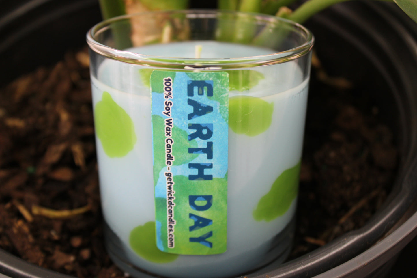 Earth Day Candle