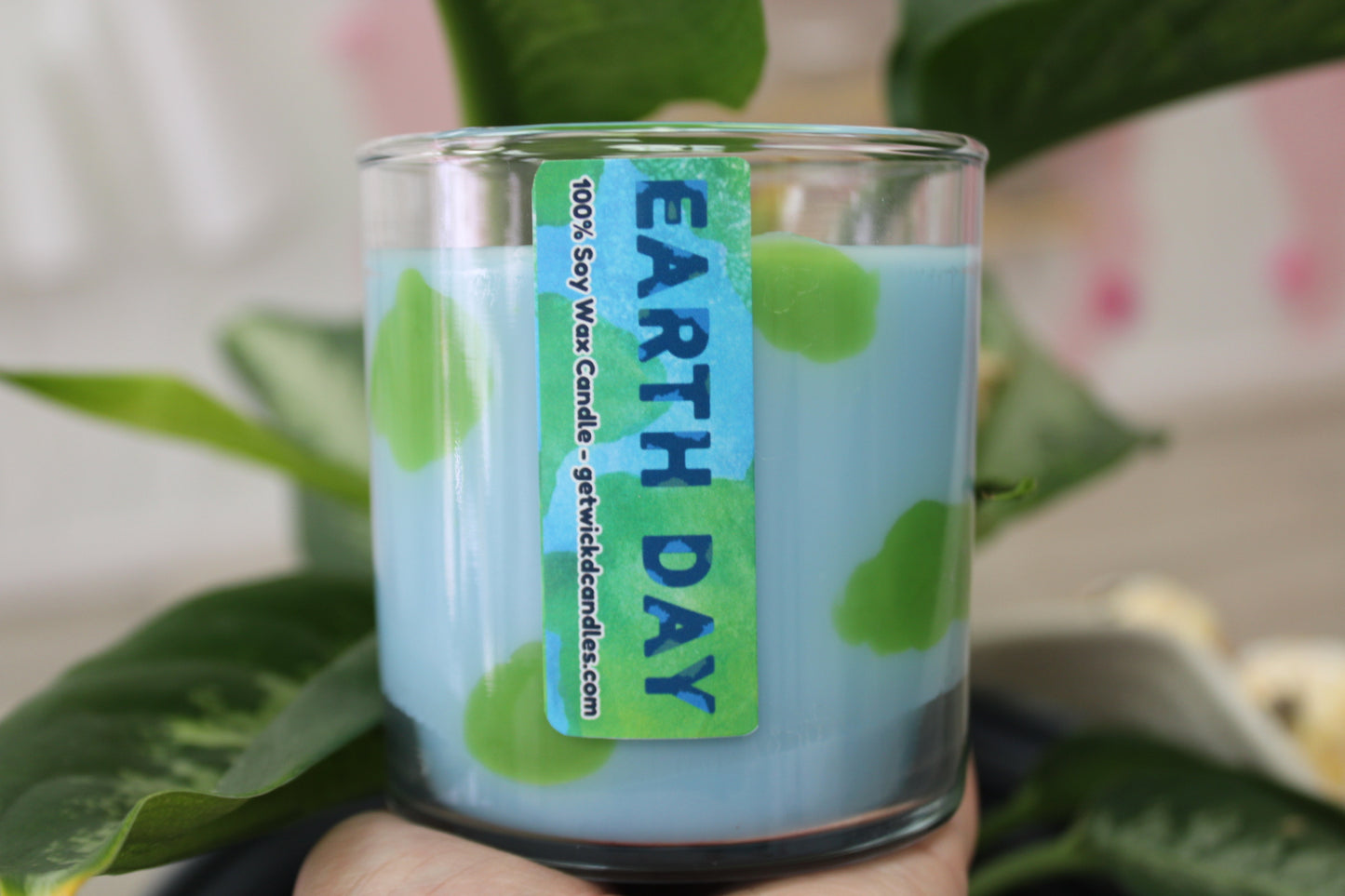 Earth Day Candle