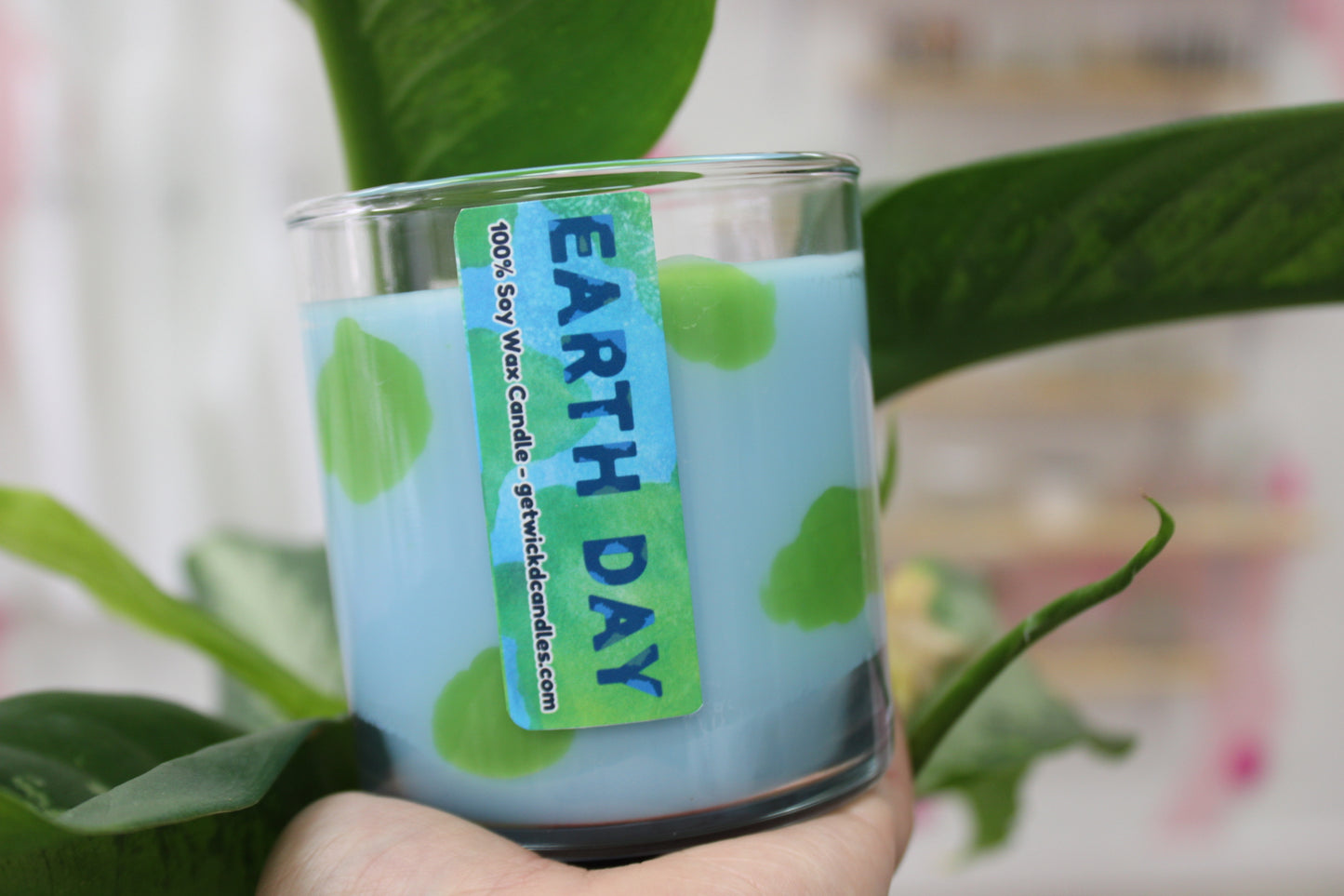 Earth Day Candle