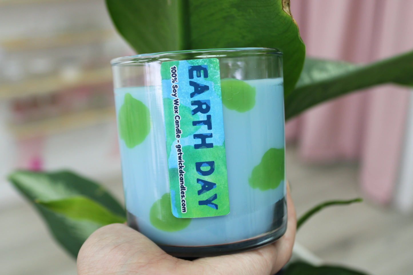 Earth Day Candle