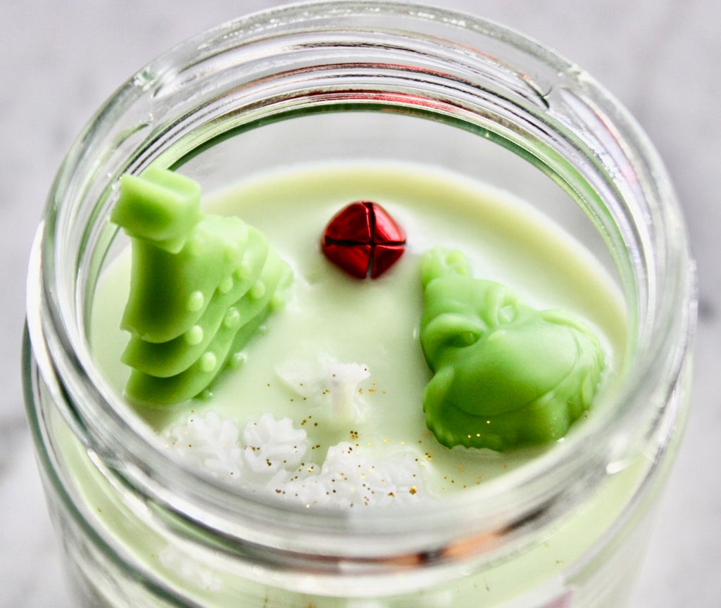 Grinch Candle