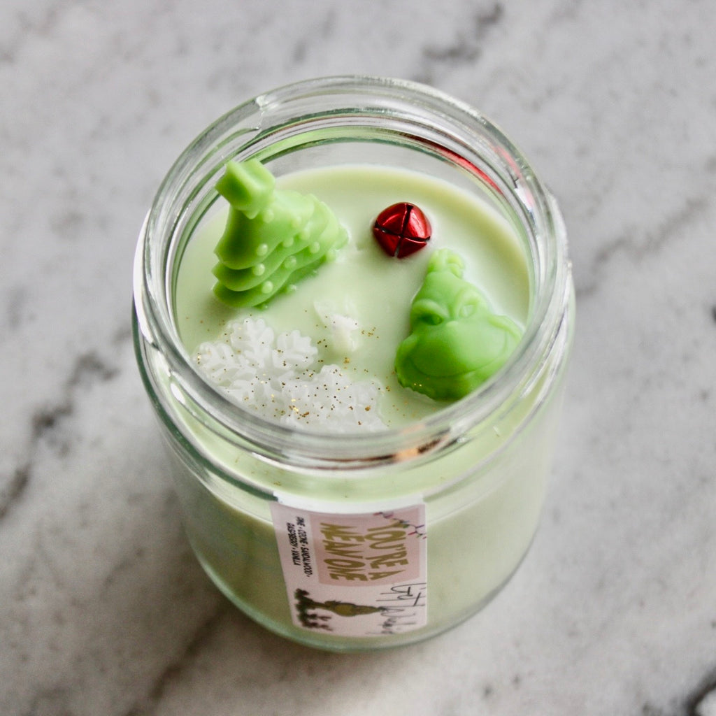 Grinch Candle