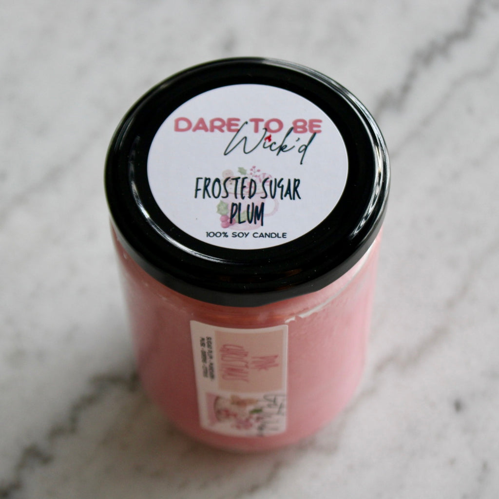 Pink Christmas Candle