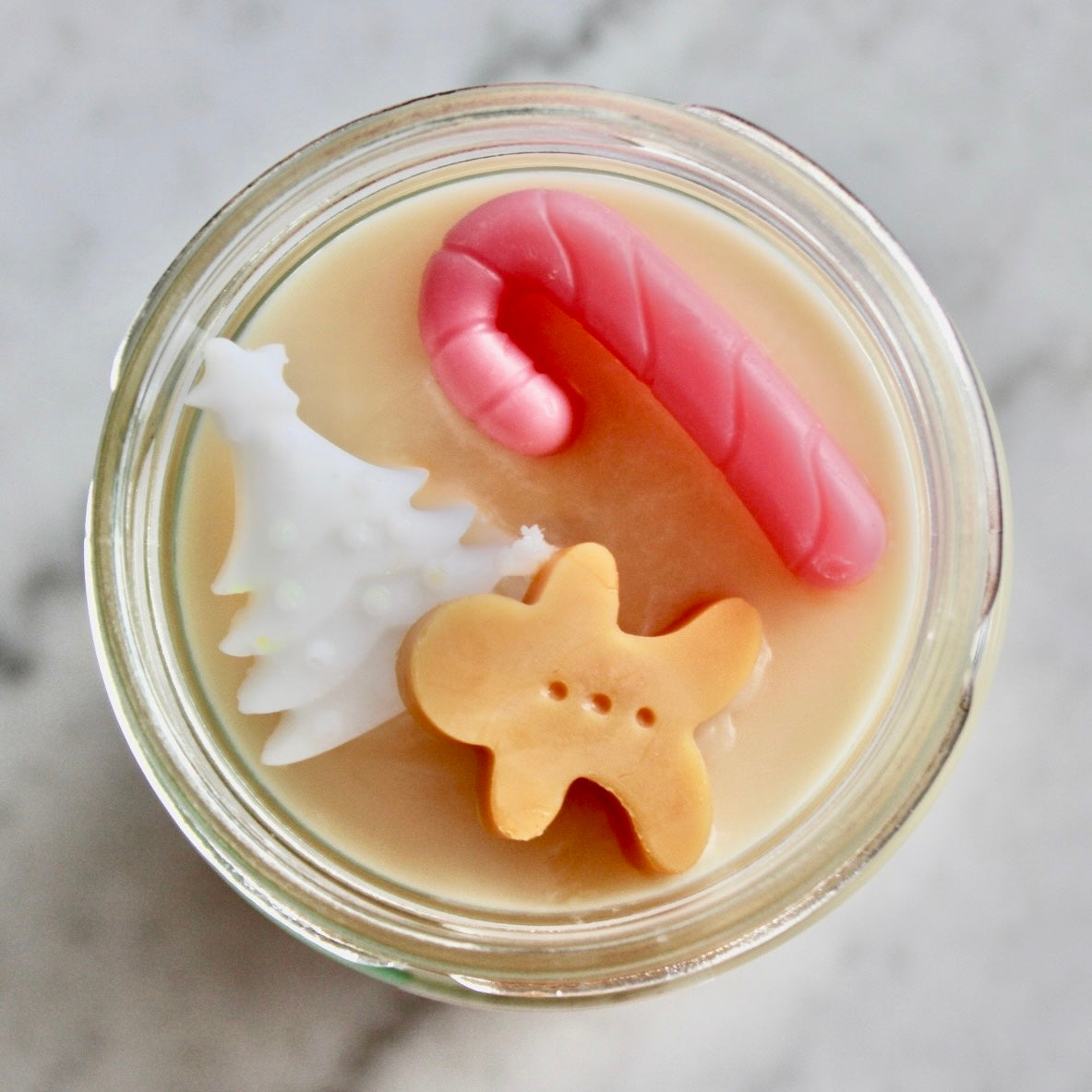 Gingerbread Man Candle